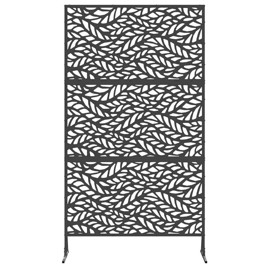 Privacy Screen 100 x 50 x 180 cm Steel Black