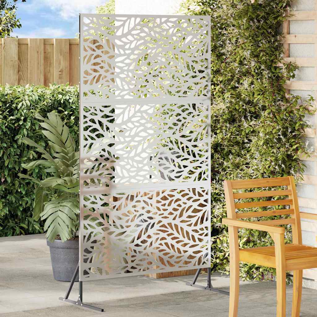 Privacy Screen 100 x 50 x 180 cm Galvanised Steel Silver