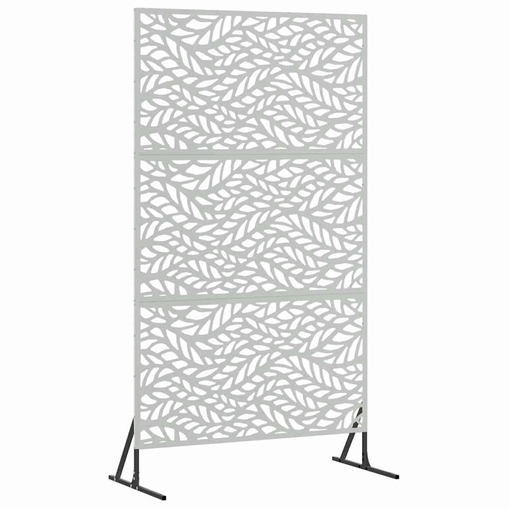 Privacy Screen 100 x 50 x 180 cm Galvanised Steel Silver