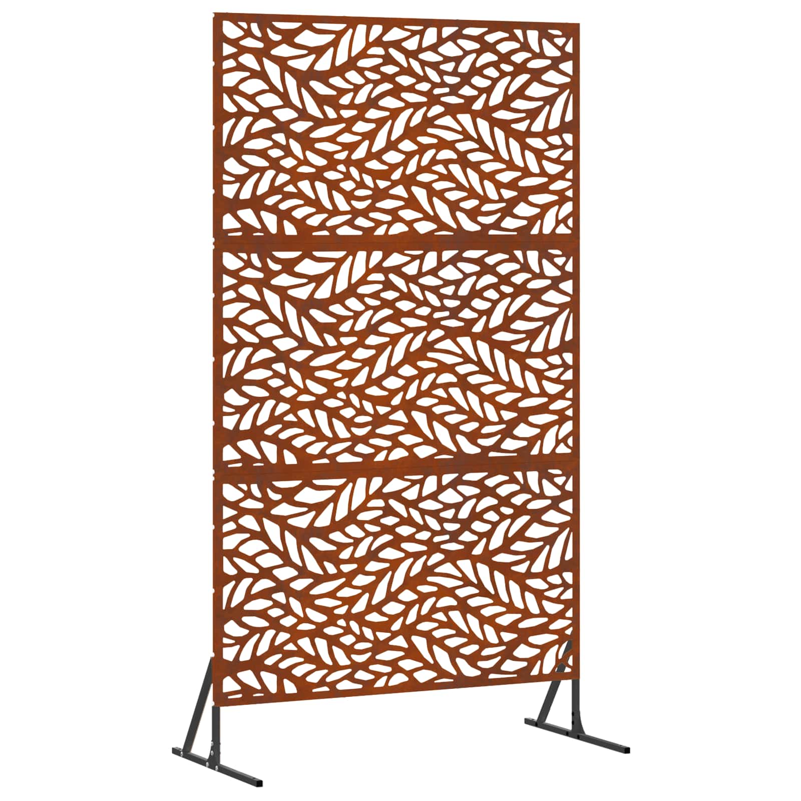 Privacy Screen 100 x 50 x 180 cm Weathering Steel Rusty