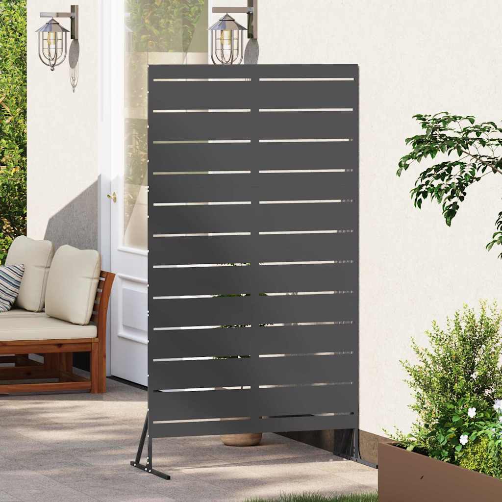 Privacy Screen 100 x 50 x 180 cm Steel Black