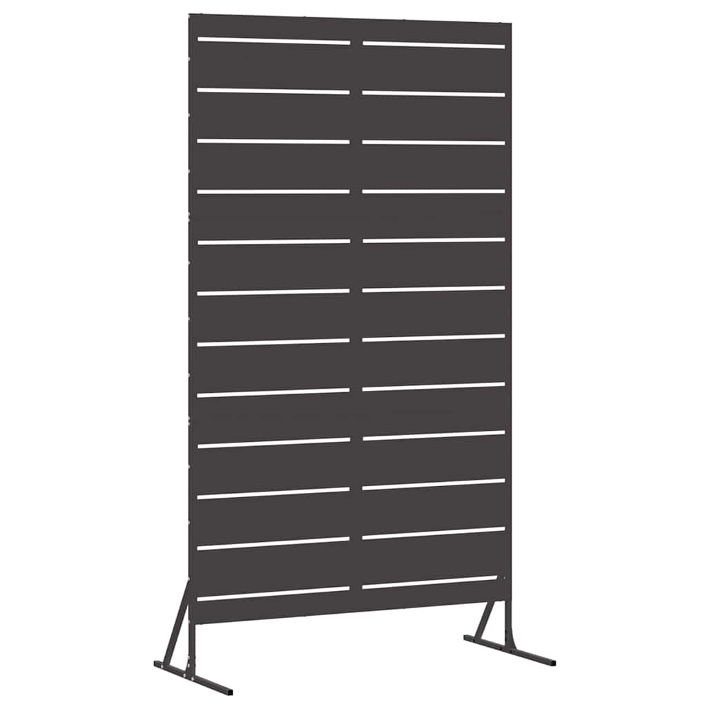 Privacy Screen Black 100 x 50 x 180 cm Steel