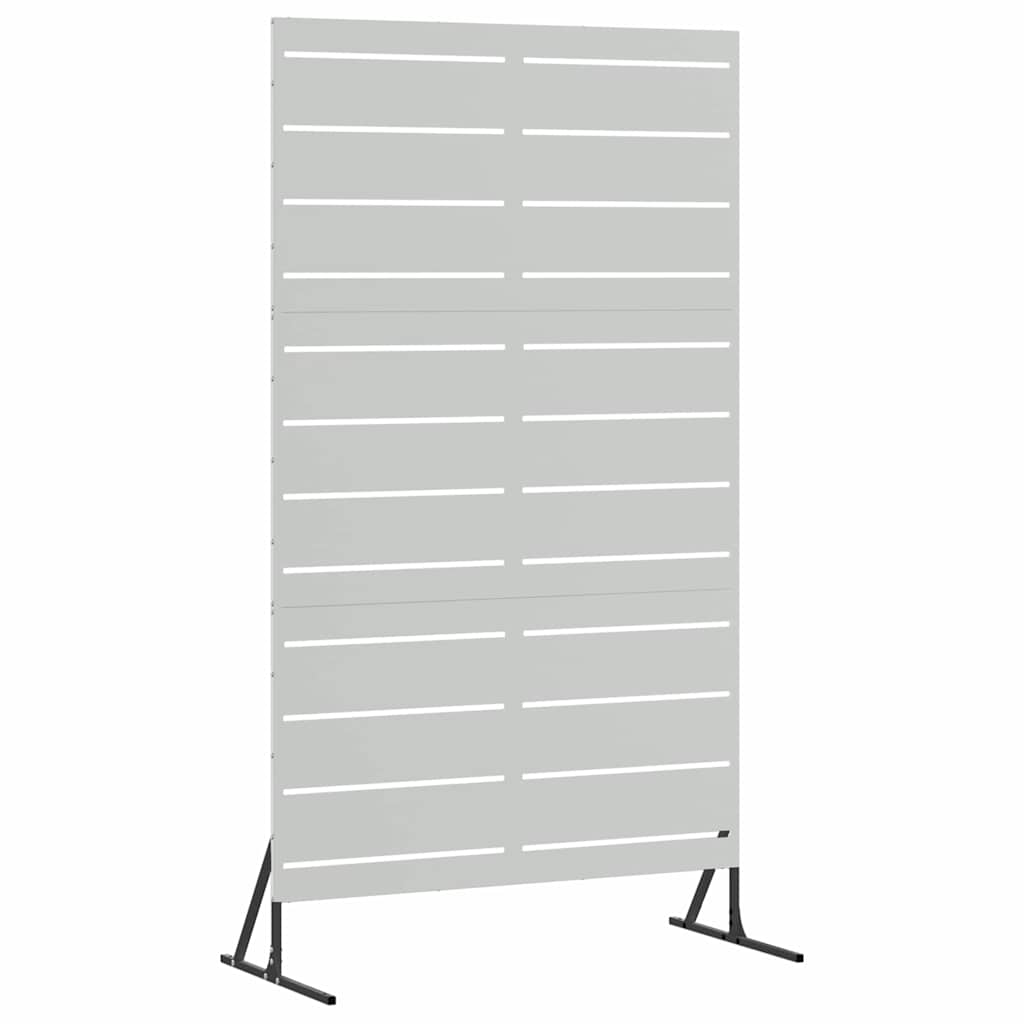 Privacy Screen 100 x 50 x 180 cm Galvanised Steel Silver