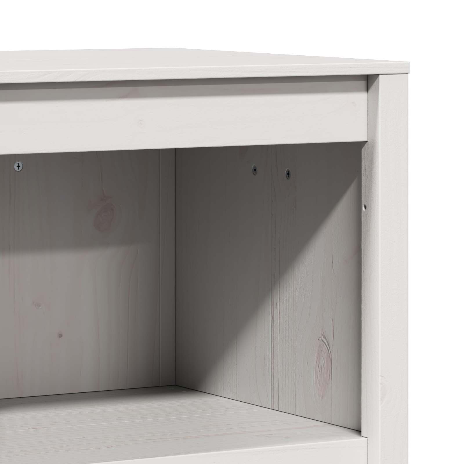Kitchen Cabinet MEPPEL White 55 x 55 x 92 cm Solid Pine Wood