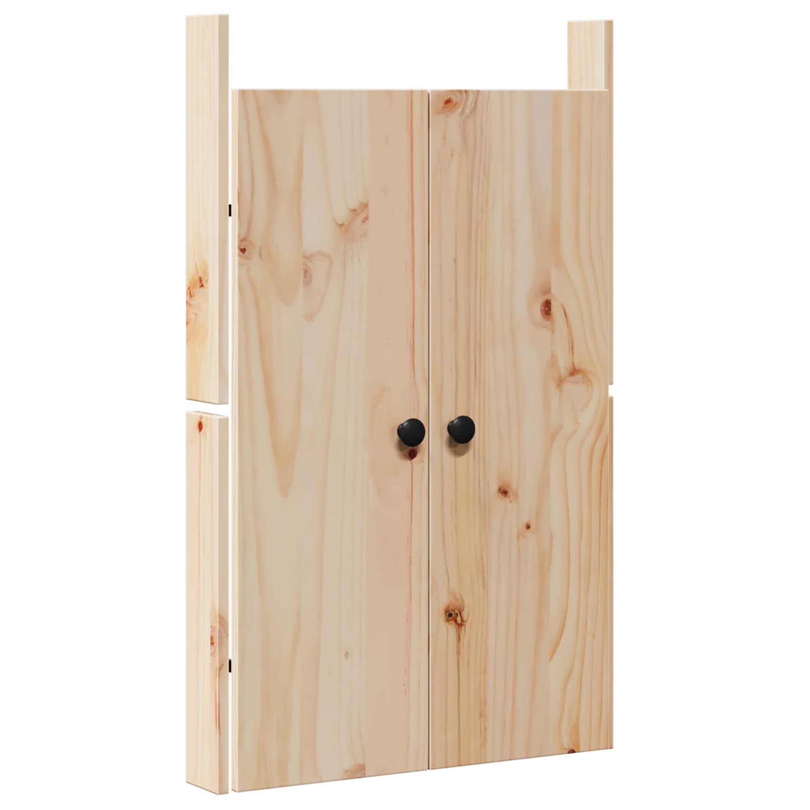 Kitchen Door MEPPEL Brown Oak 50 x 9 x 82 cm Solid Pine wood