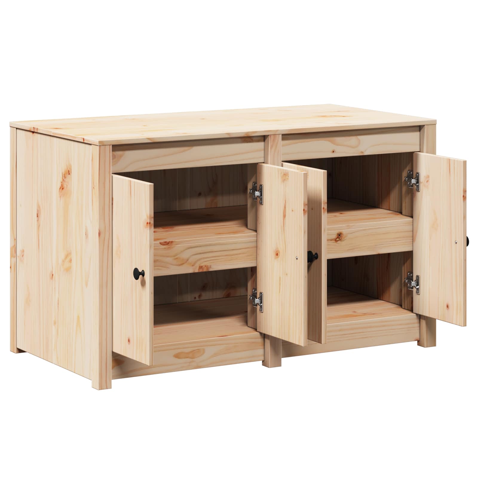 Kitchen Cabinet with Shelf MEPPEL Brown Oak 106 x 55 x 64 cm