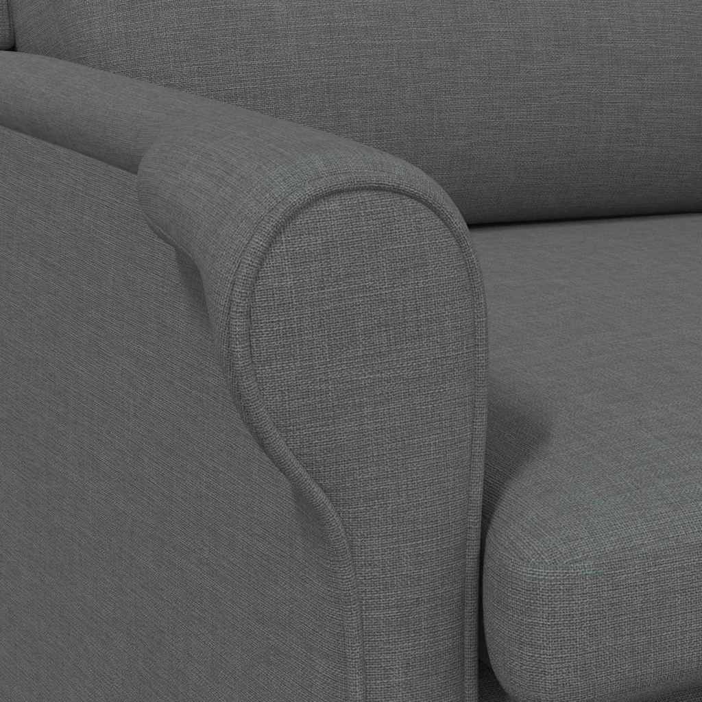 Armchair Dark grey Fabric