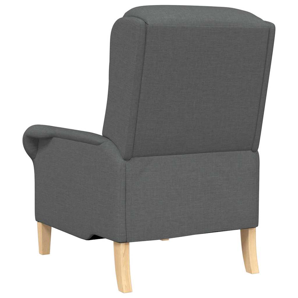 Armchair Dark grey Fabric