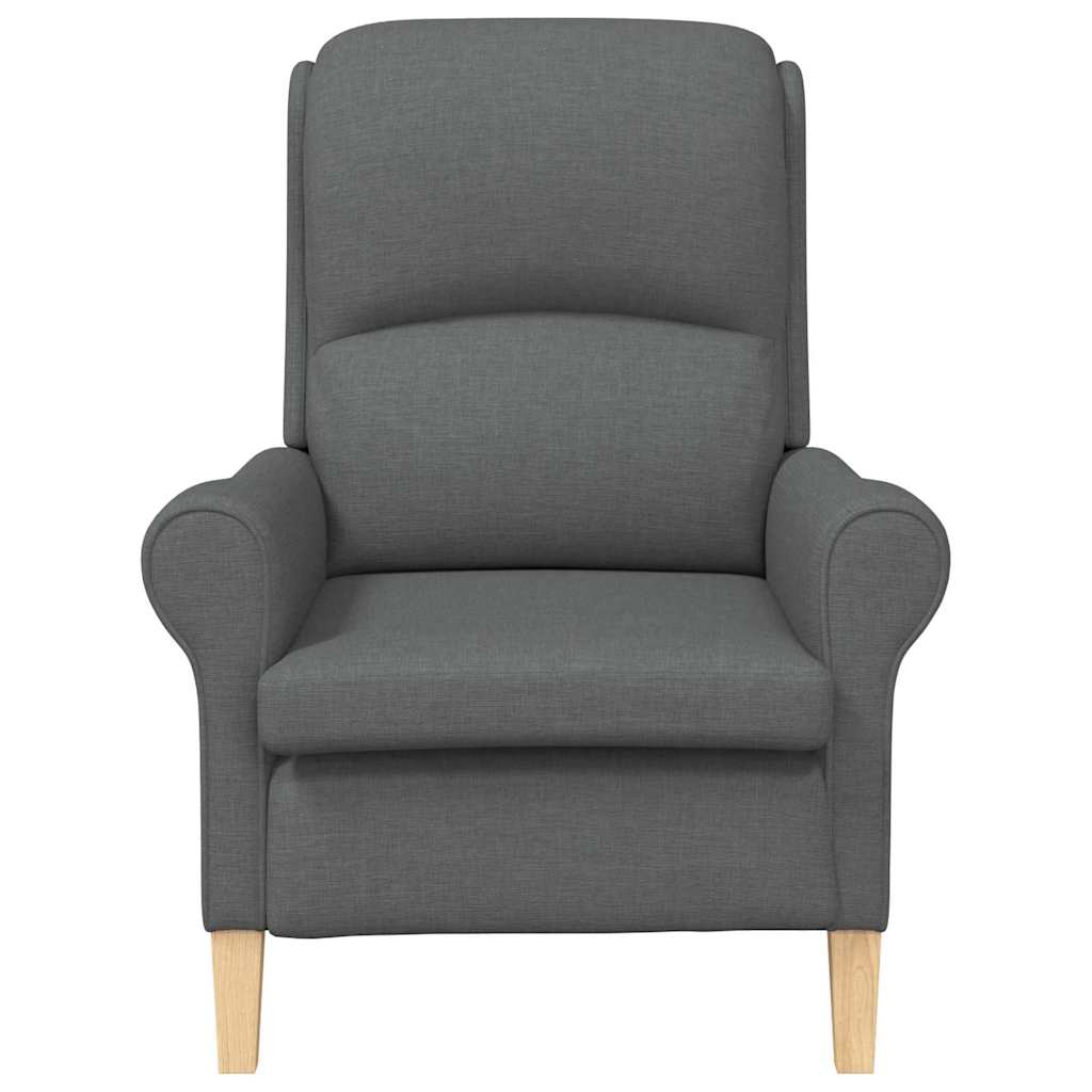 Armchair Dark grey Fabric