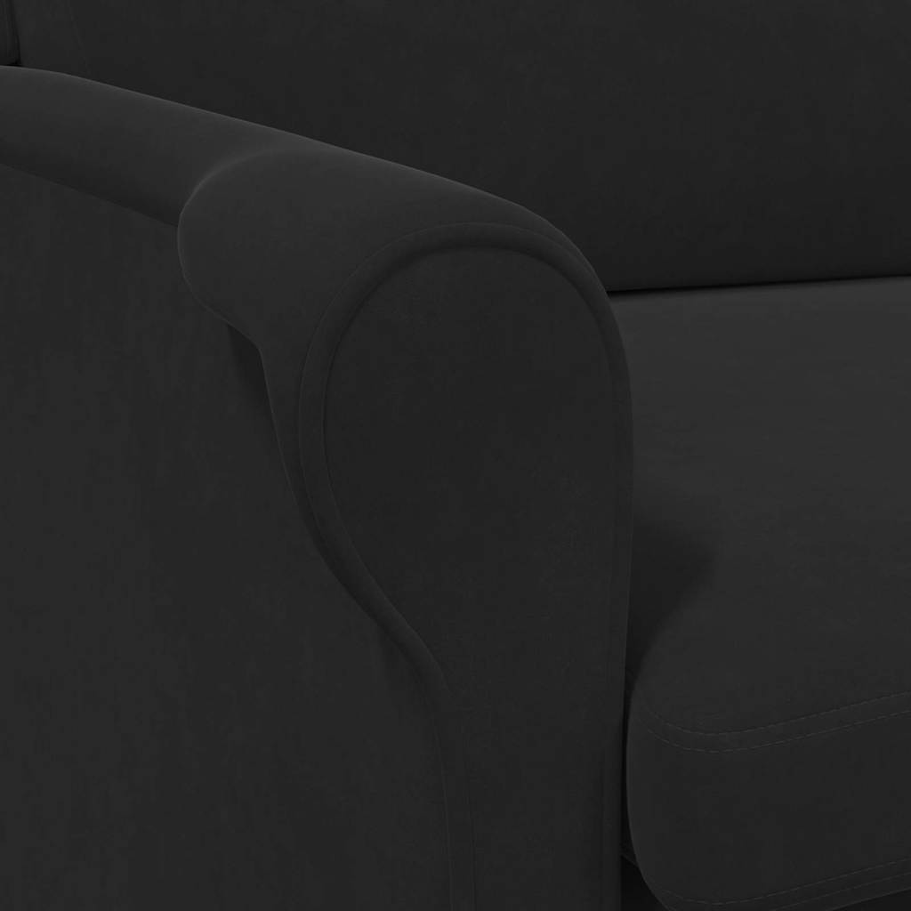 Armchair Black Velvet