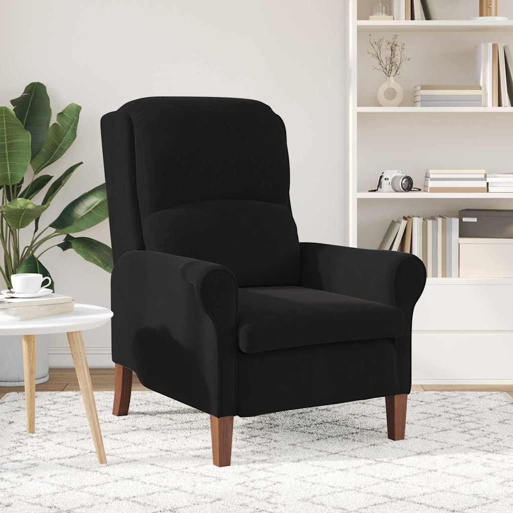 Armchair Black Velvet