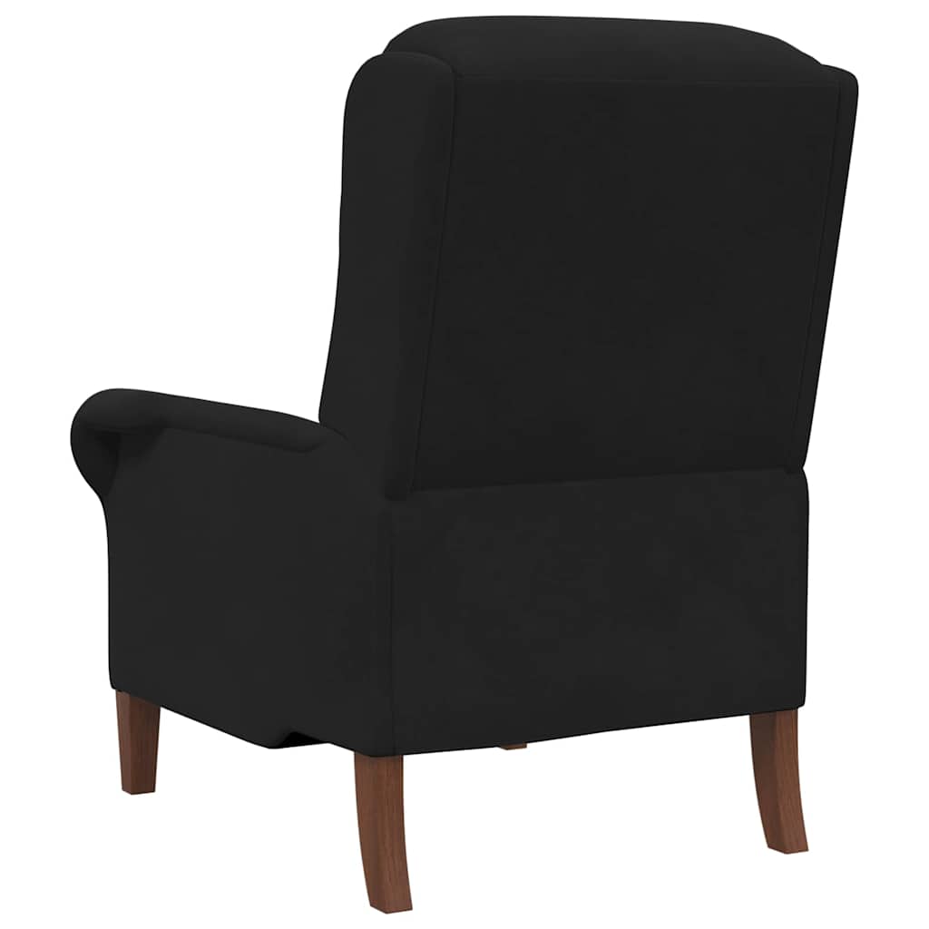 Armchair Black Velvet