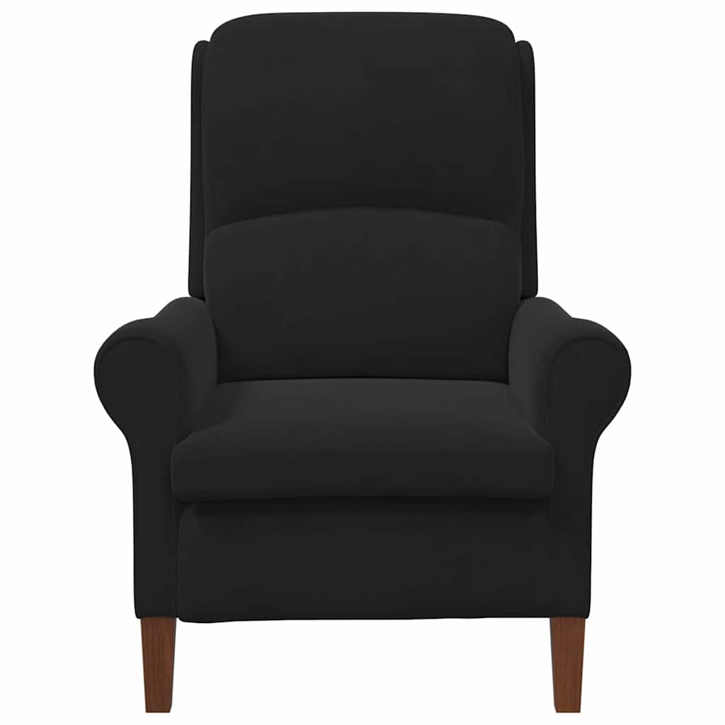 Armchair Black Velvet
