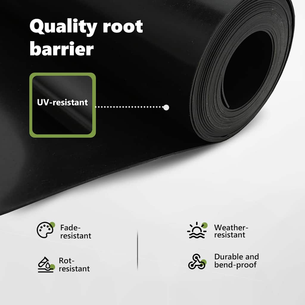 Root Barrier Black 0,7 x 5 m Polyethylene