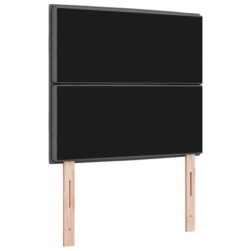 Headboard Dark Grey 80 cm Fabric