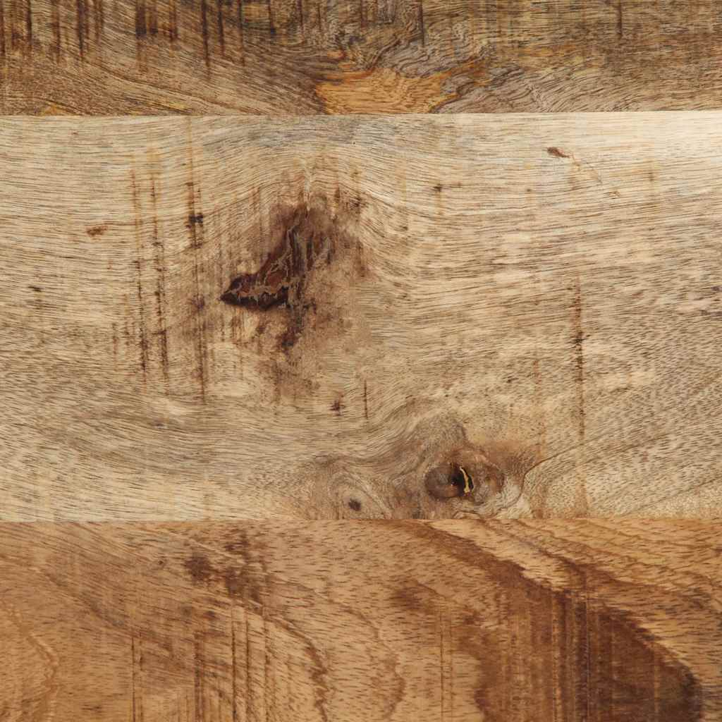 Bench 80x35x45 cm Solid Rough Wood Mango