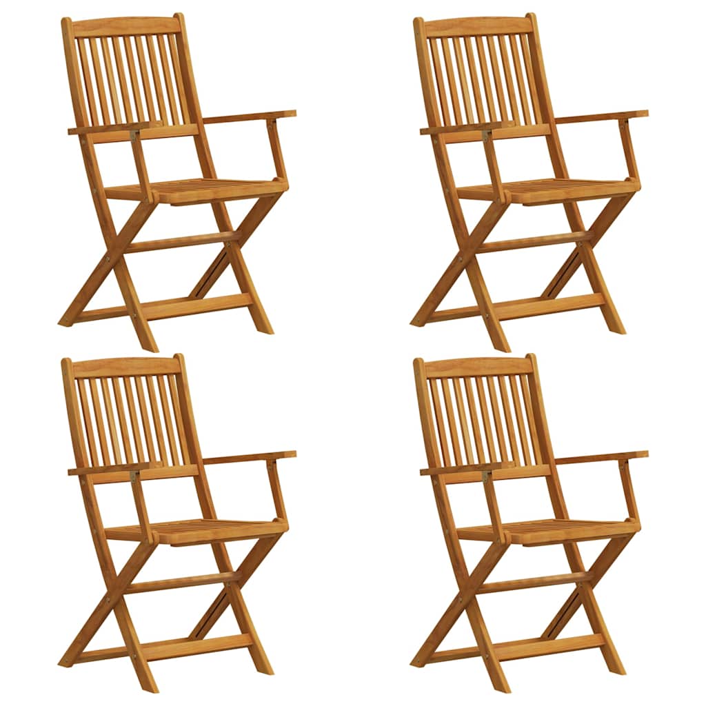 5 Piece Garden Dining Set Solid Wood Eucalyptus