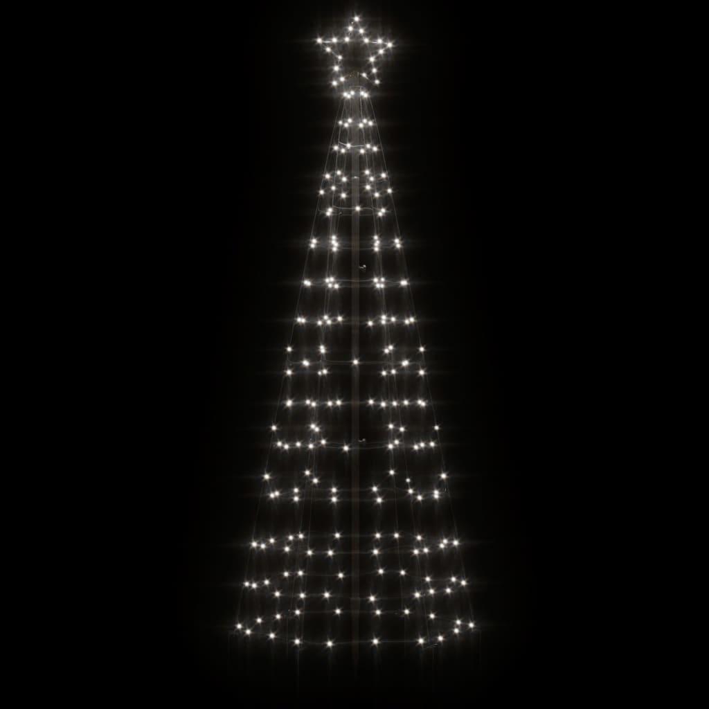 LED Christmas Tree with Spikes 220 LEDs Cold White 180 cm
