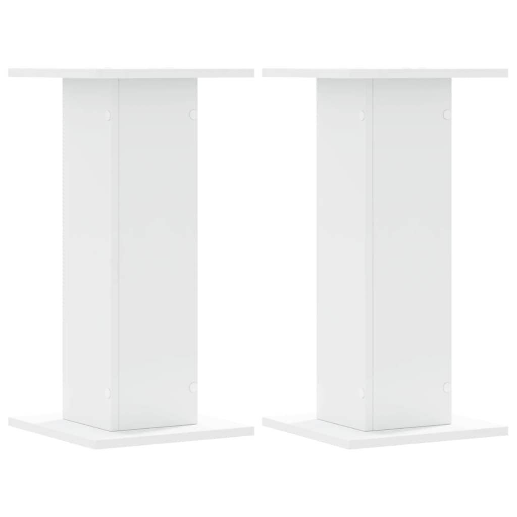 Plant Stands 2 pcs White 30x30x60 cm Engineered Wood