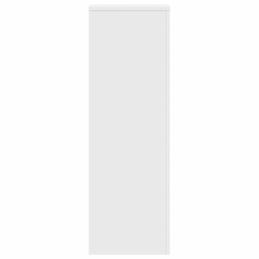 Plant Stands 2 pcs White 33x33x100 cm Engineered Wood