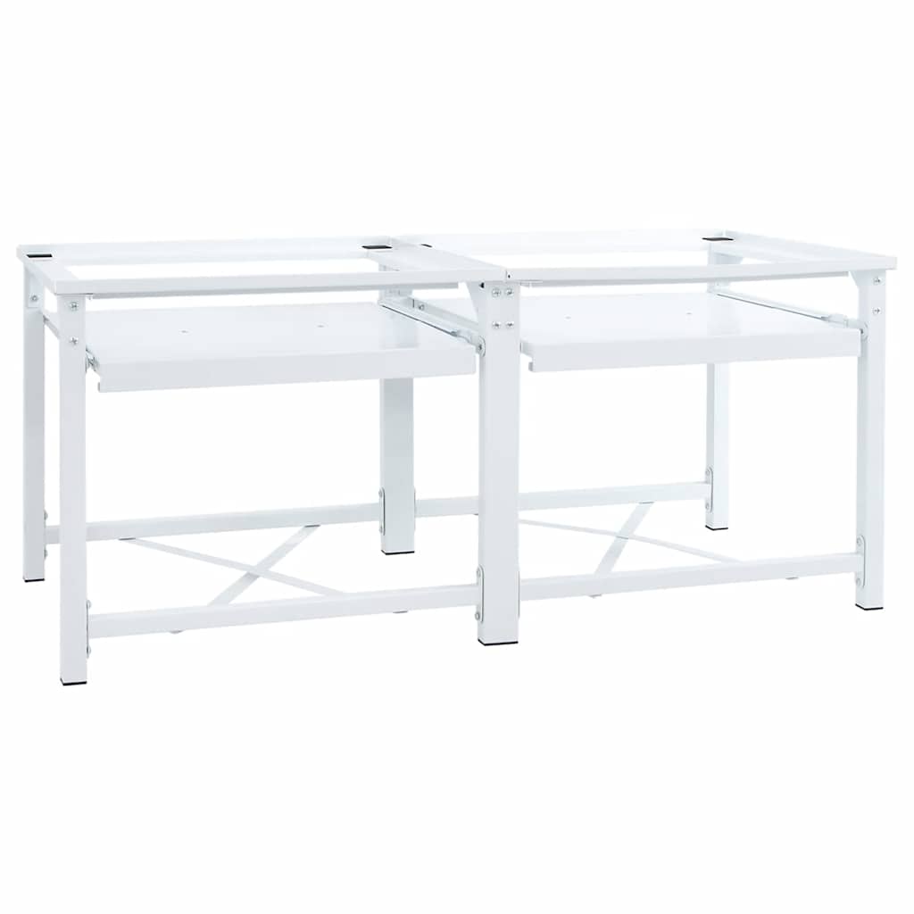 Washing Machine Pedestal White Steel