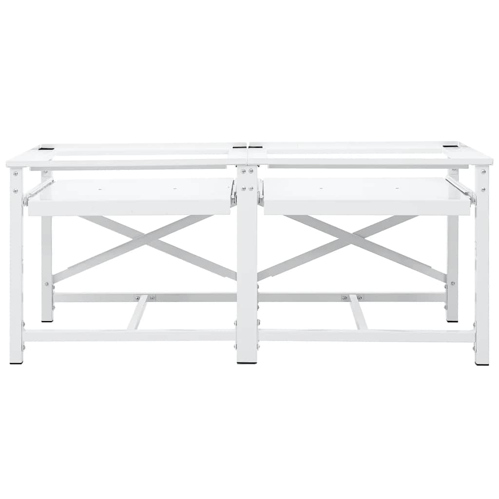 Washing Machine Pedestal White Steel
