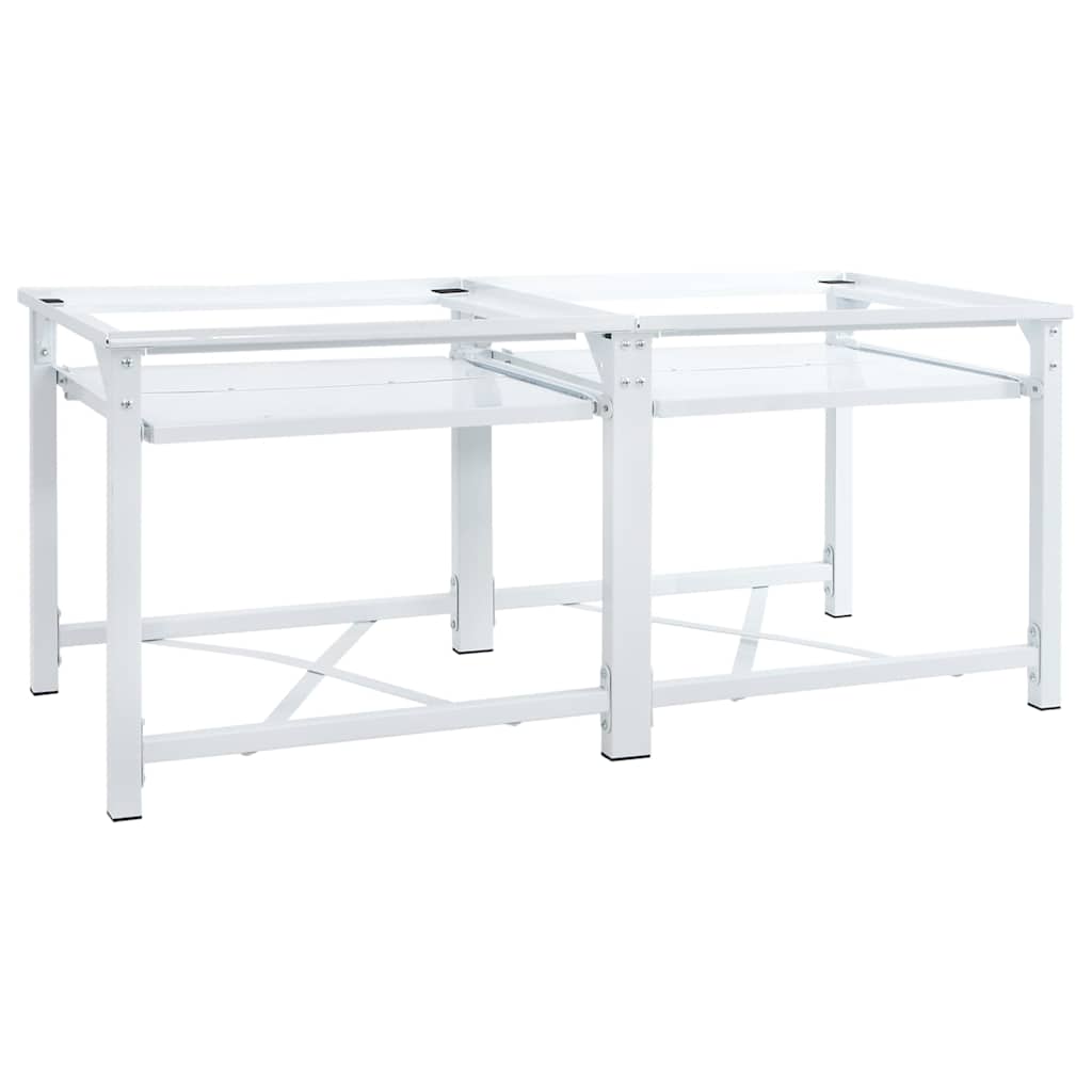 Washing Machine Pedestal White Steel