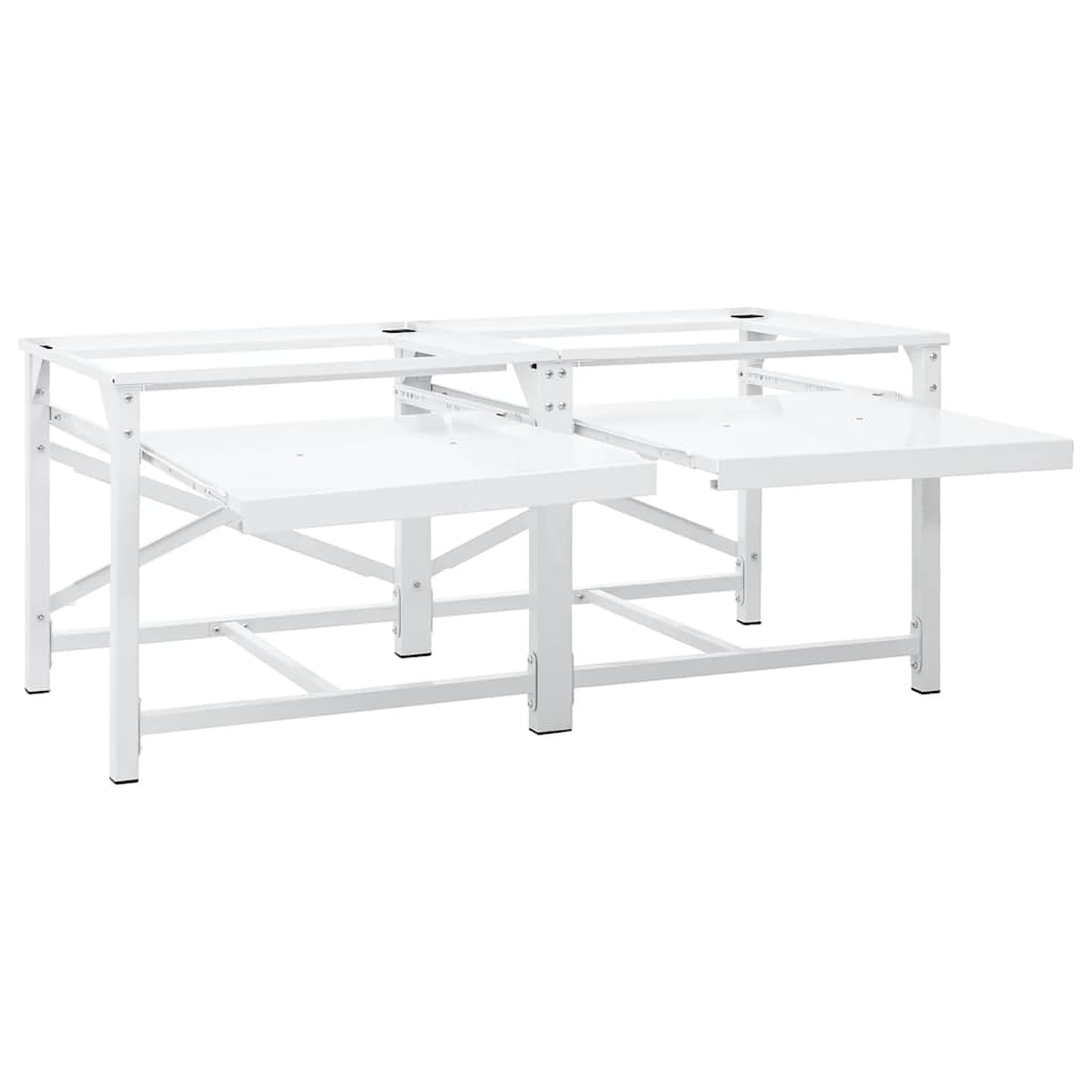 Washing Machine Pedestal White Steel