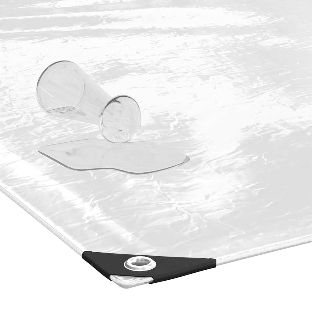 Clear Tarpaulin with Eyelets 3x4 m PVC