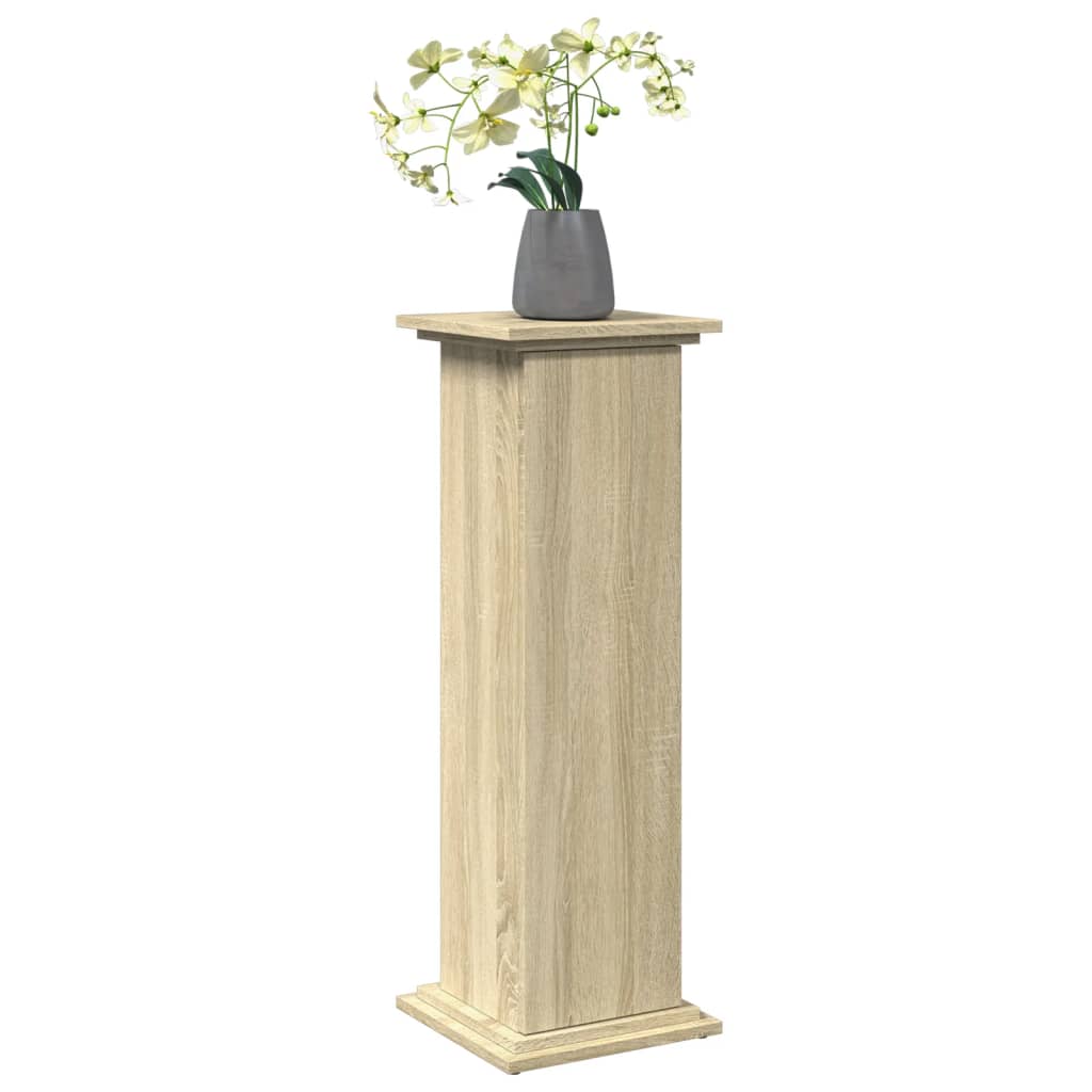 Display Stand with Storage Sonoma Oak 31x30x90 cm