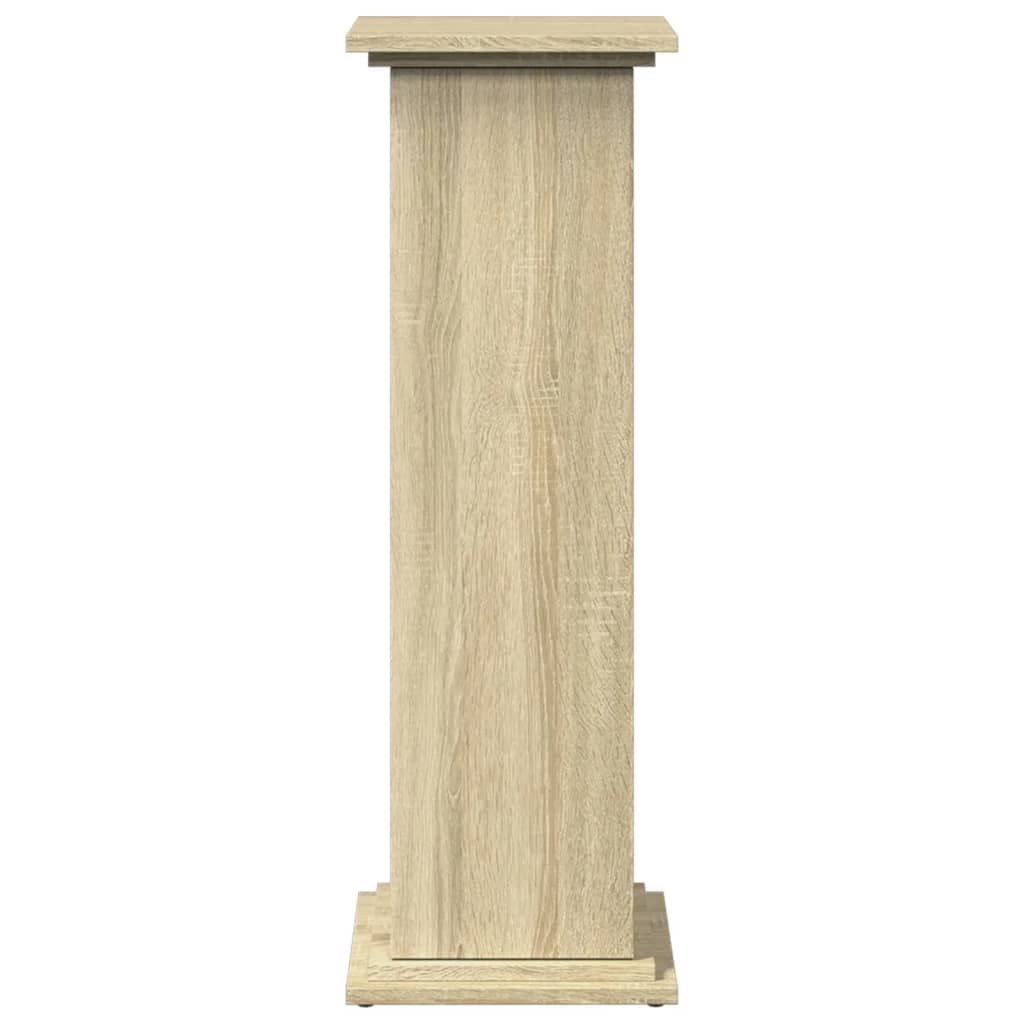 Display Stand with Storage Sonoma Oak 31x30x90 cm Engineered Wood