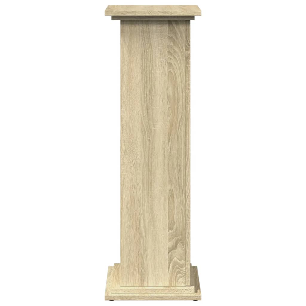 Display Stand with Storage Sonoma Oak 31x30x90 cm Engineered Wood