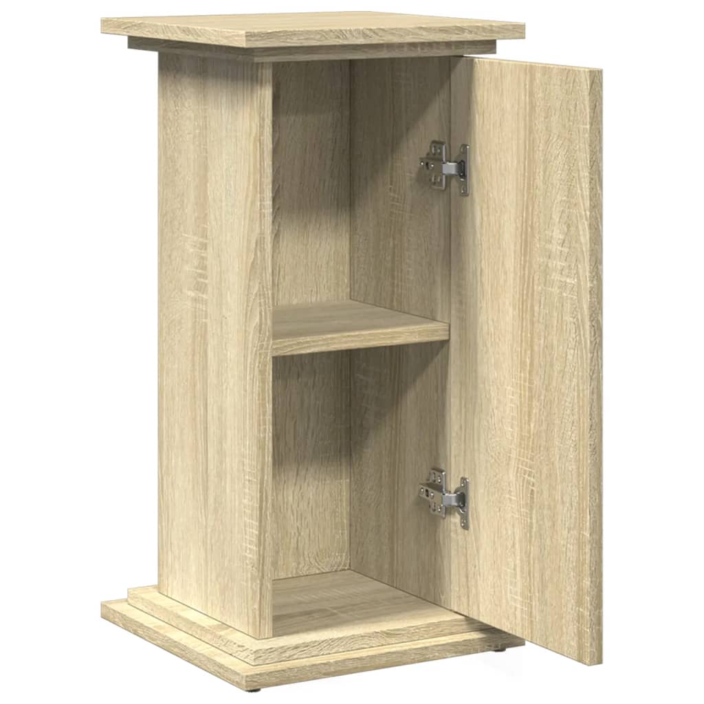 Display Stand with Storage Sonoma Oak 31x30x60 cm