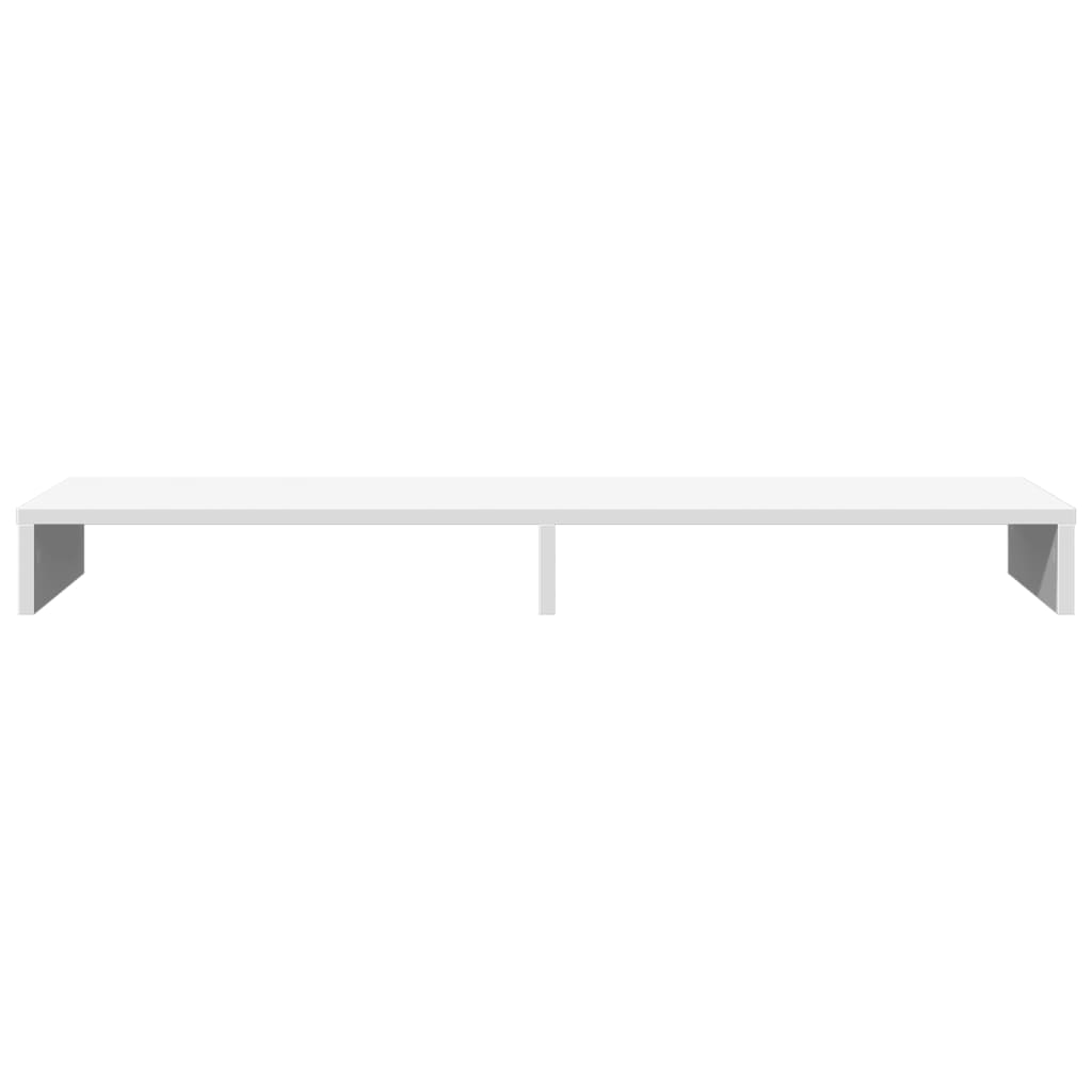 Monitor Stand White 100x27x10 cm Engineered Wood