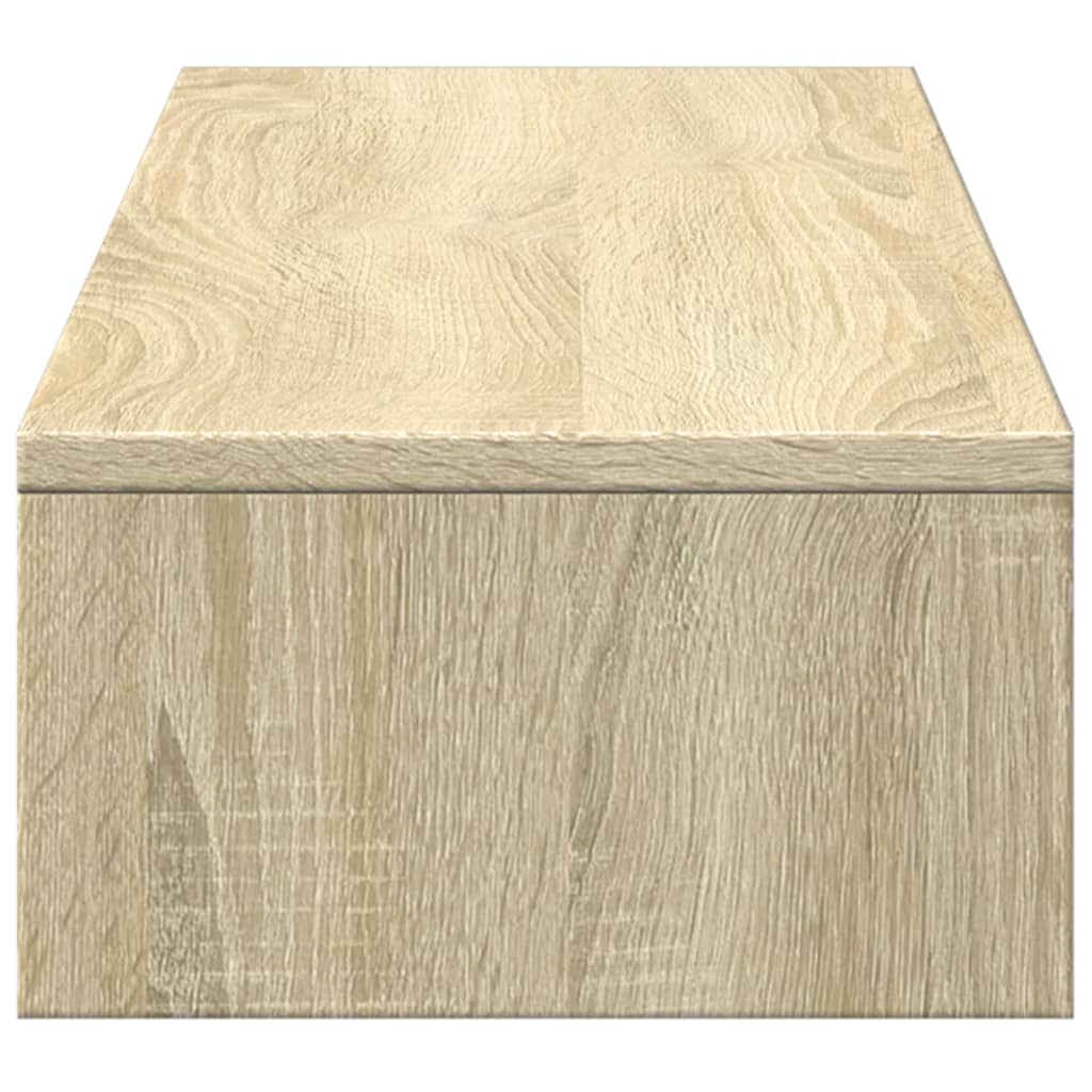Monitor St& with Drawers Sonoma Oak 100x27x15 cm
