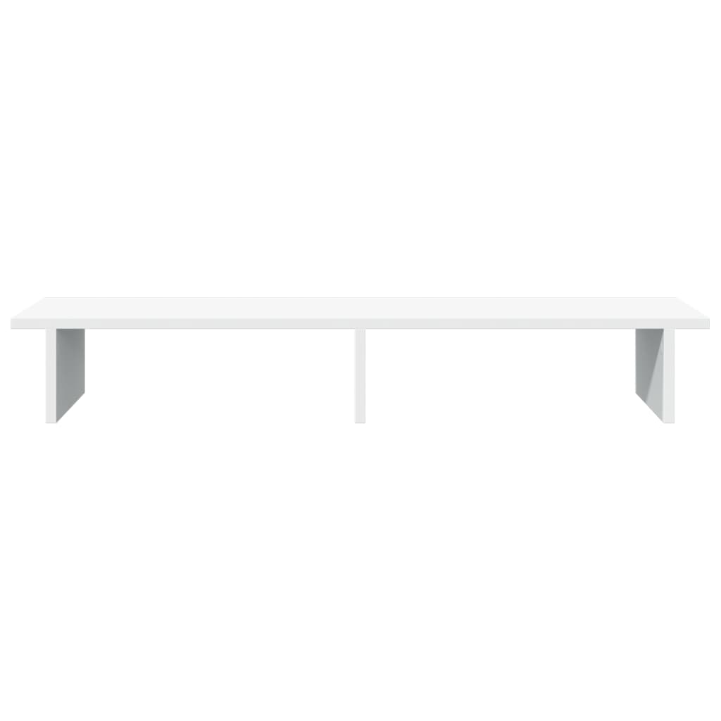 Monitor Stand White 100x27x15 cm Engineered Wood