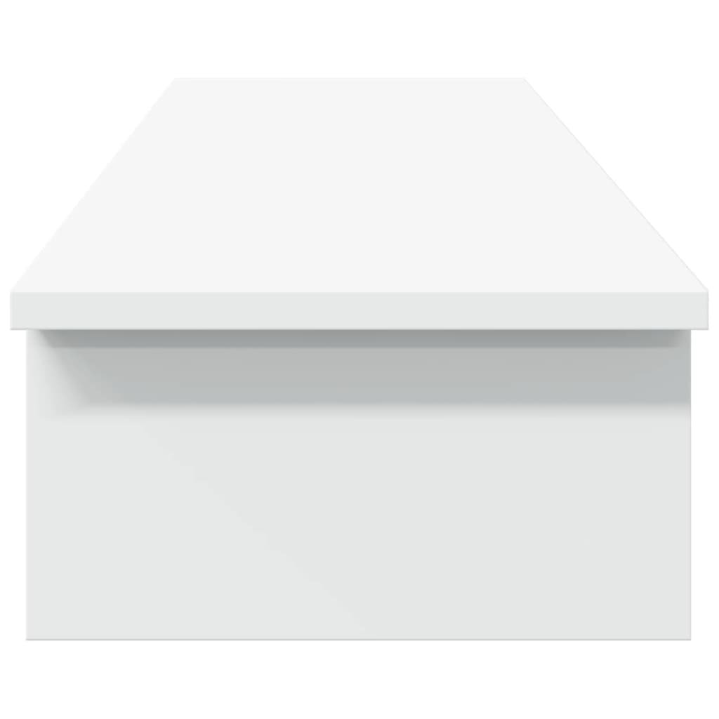 Monitor Stand White 100x27x15 cm Engineered Wood