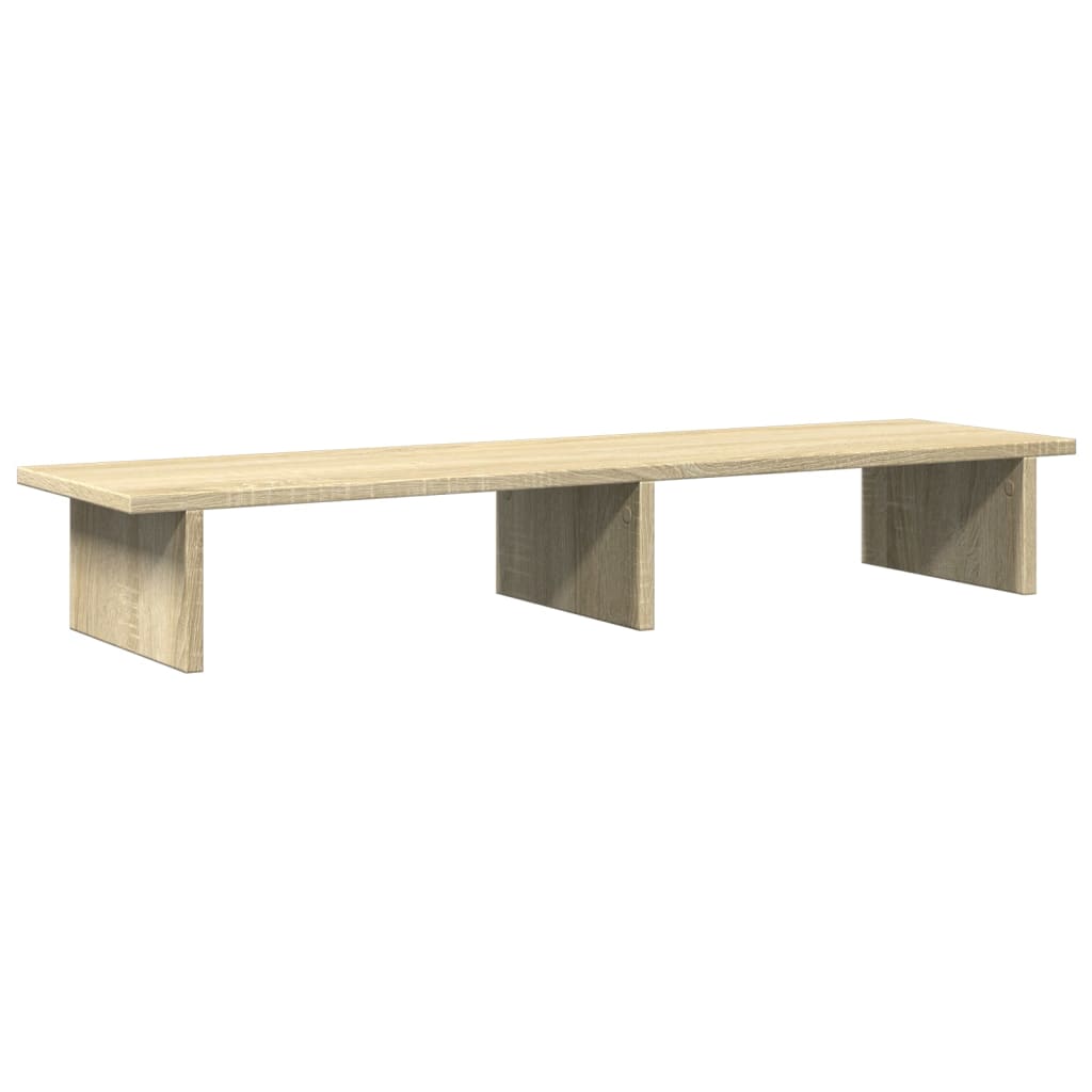 Monitor Stand Sonoma Oak 100x27x15 cm Engineered Wood