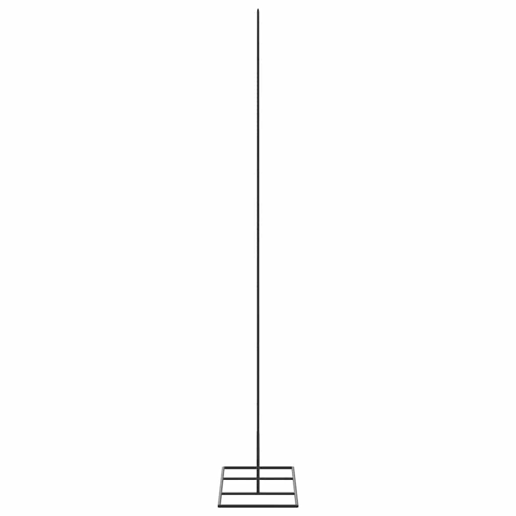 Metal Christmas Tree for Decoration Black 150 cm