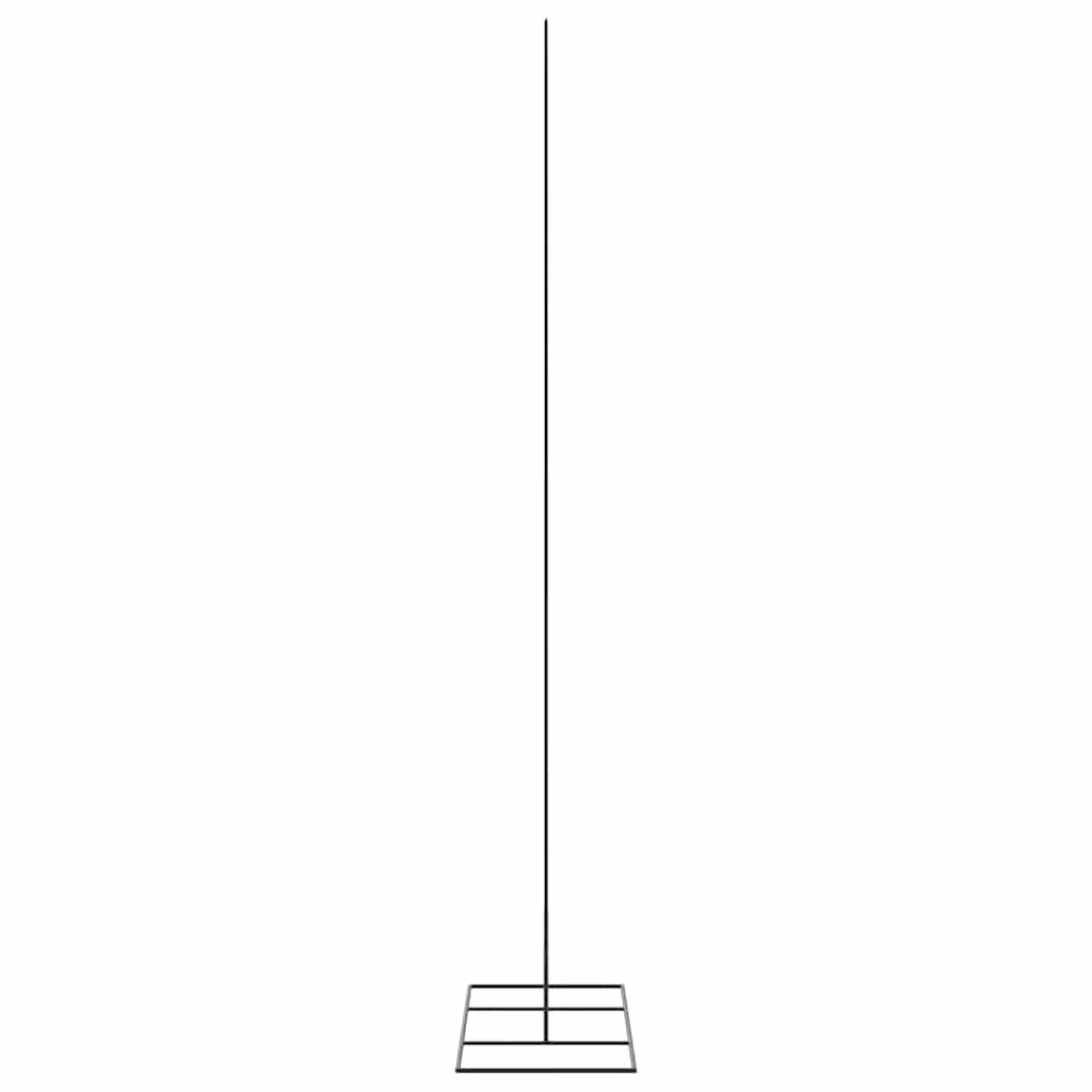 Metal Christmas Tree for Decoration Black 180 cm