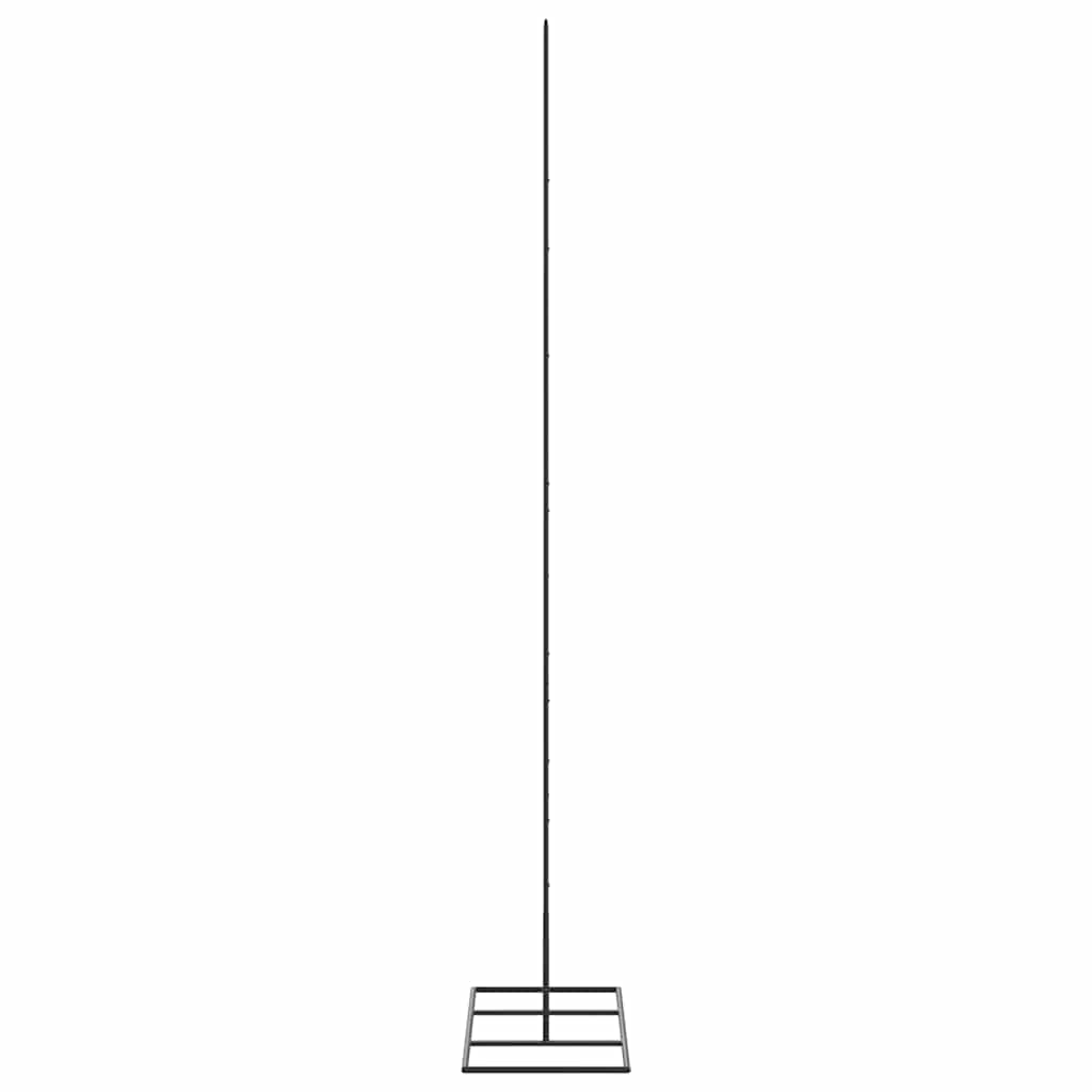 Metal Christmas Tree for Decoration Black 150 cm