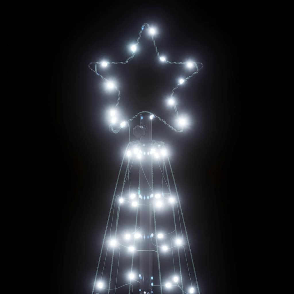 LED Christmas Tree 200 LEDs Cold White 180 cm