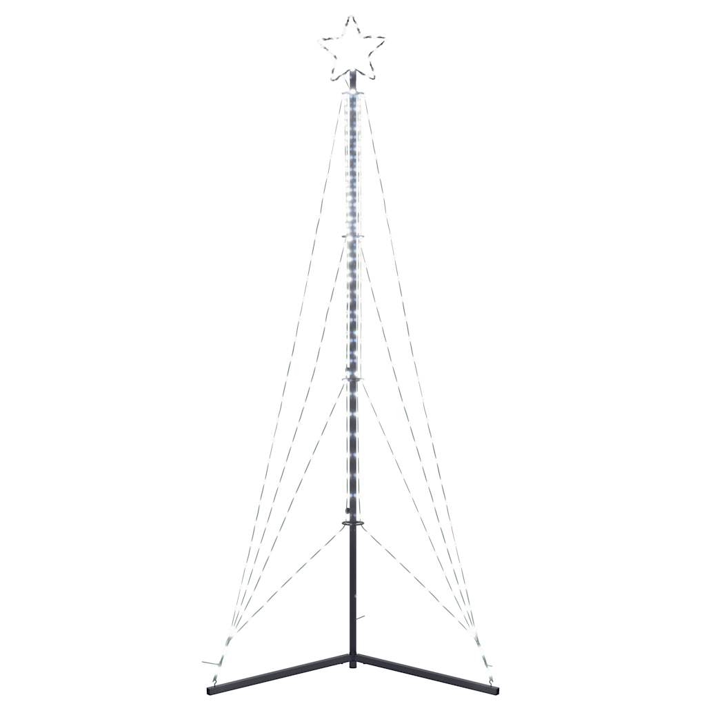 LED Christmas Tree 483 LEDs Cold White 240 cm