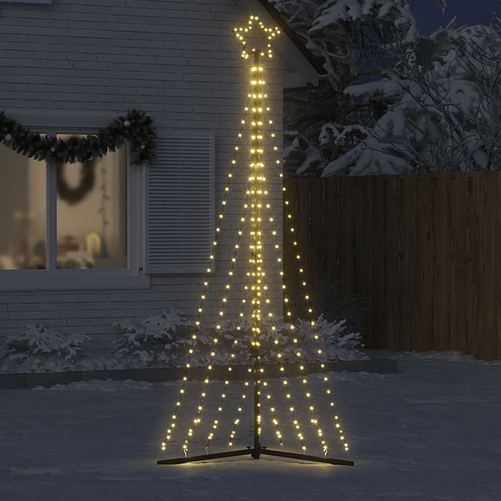 LED Christmas Tree 447 LEDs Warm White 240 cm