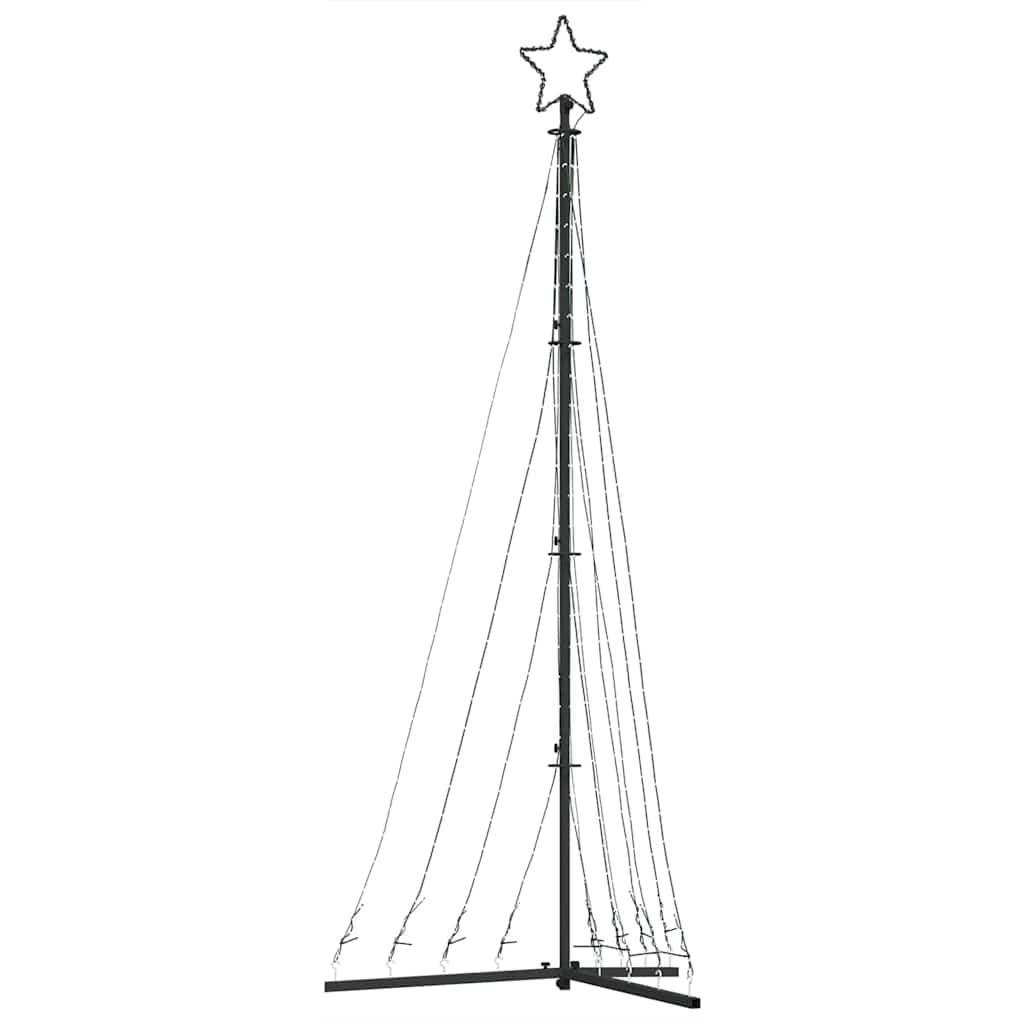 LED Christmas Tree 447 LEDs Cold White 240 cm