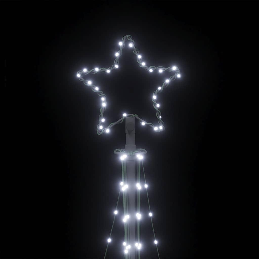 LED Christmas Tree 447 LEDs Cold White 240 cm