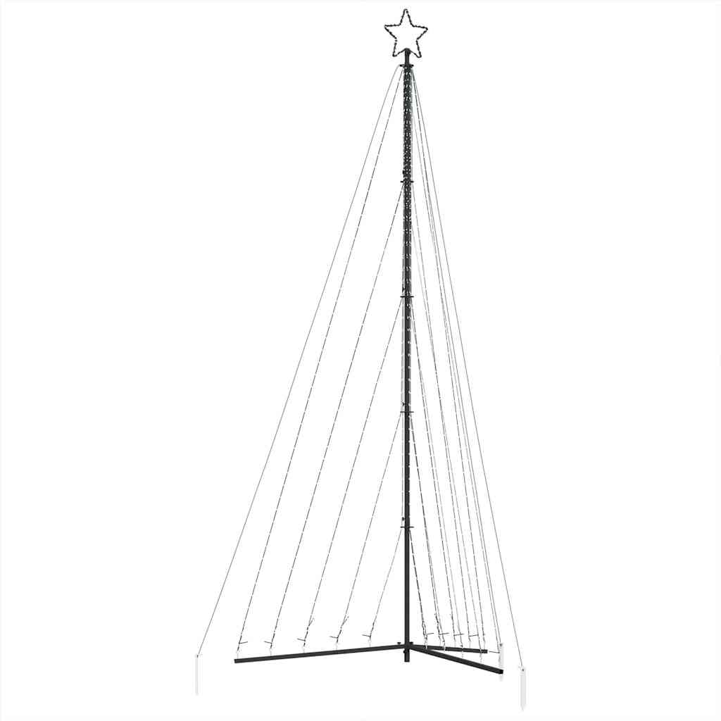 LED Christmas Tree 570 LEDs Cold White 404.5 cm
