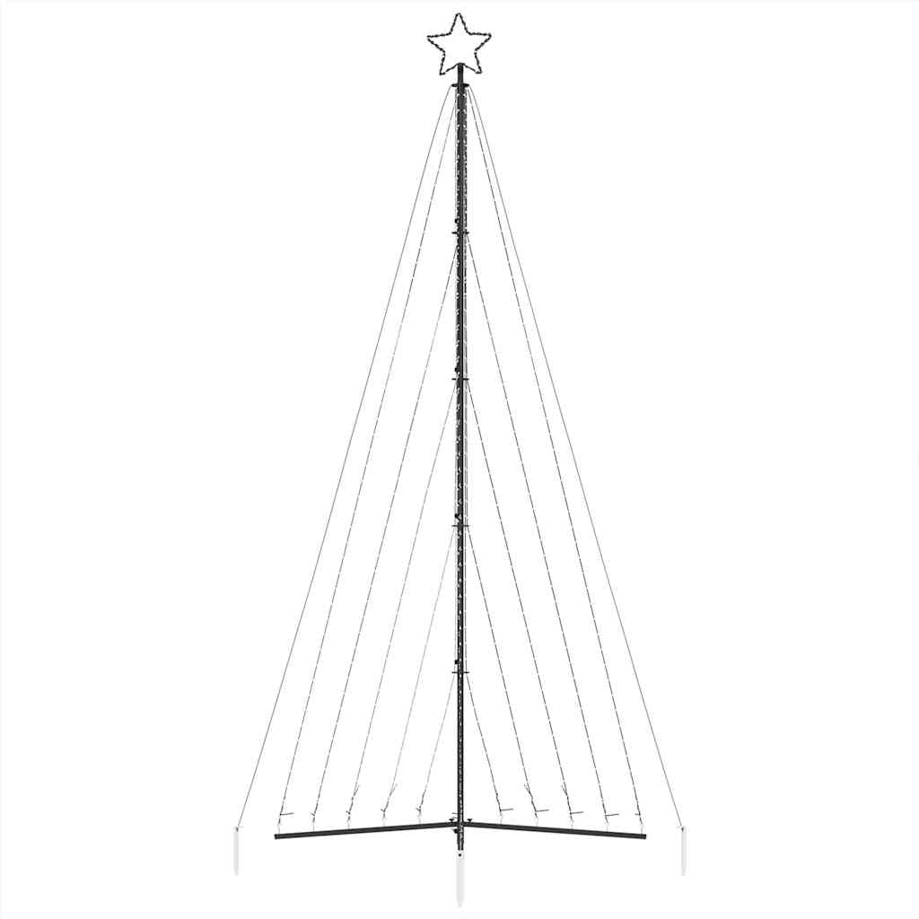 LED Christmas Tree 570 LEDs Cold White 404.5 cm