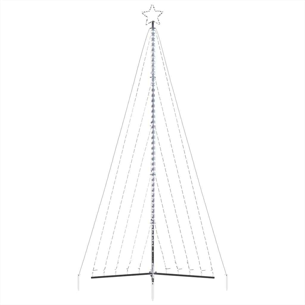 LED Christmas Tree 570 LEDs Cold White 404.5 cm