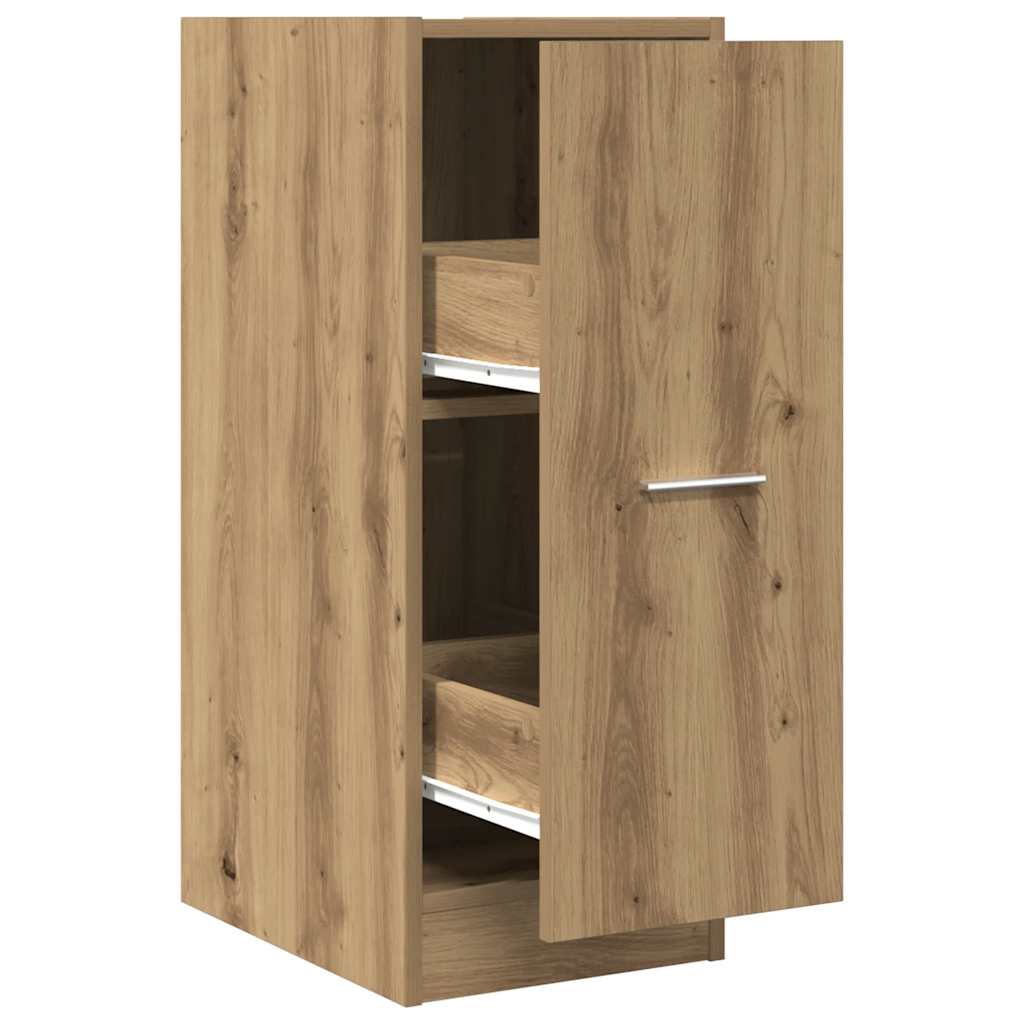 Apothecary Cabinet Artisian Oak 30x41x77.5 cm Engineered Wood